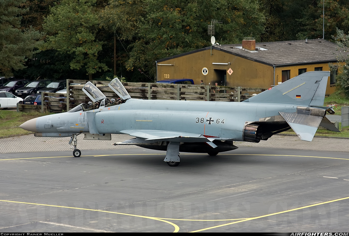 Germany - Air Force McDonnell Douglas F-4F Phantom II 38+64 at Wittmundhafen (Wittmund) (ETNT), Germany