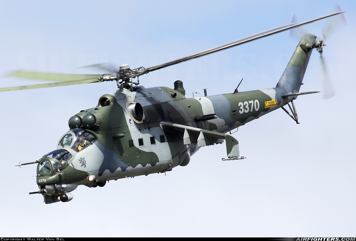 Czech Republic - Air Force Mil Mi-35 (Mi-24V) 3370 at Breda - Gilze-Rijen (GLZ / EHGR), Netherlands