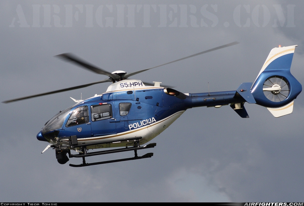 Slovenia - Police Eurocopter EC-135P2 S5-HPH at Maribor (MBX / LJMB), Slovenia