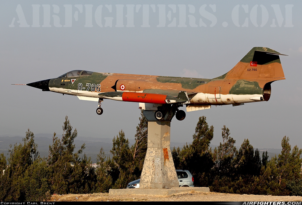 Türkiye - Air Force Canadair CF-104 Starfighter (CL-90) 62-786 at Off-Airport - Izmir, Türkiye