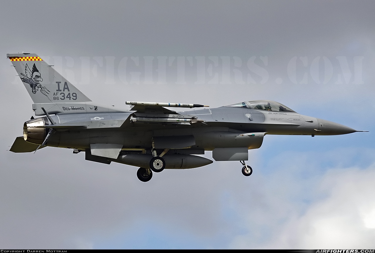 USA - Air Force General Dynamics F-16C Fighting Falcon 86-0349 at Newcastle - Williamtown (NTL / YWLM), Australia