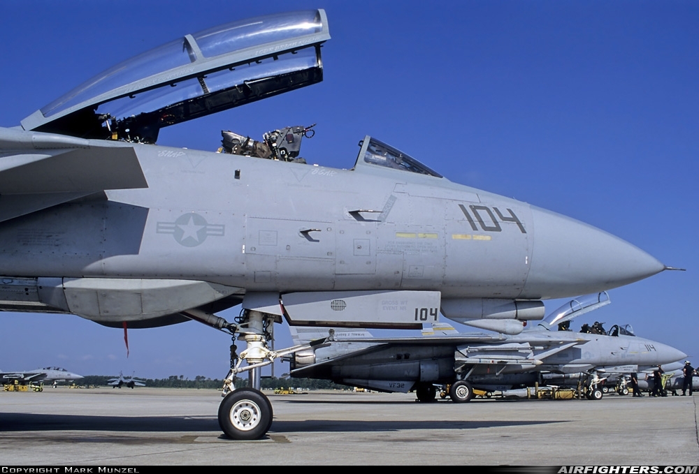 USA - Navy Grumman F-14B Tomcat 163410 at Virginia Beach - Oceana NAS / Apollo Soucek Field (NTU / KNTU), USA