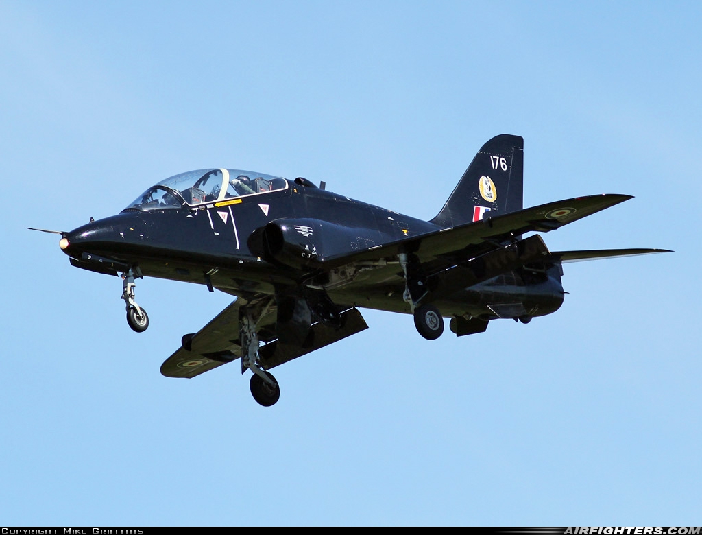UK - Air Force British Aerospace Hawk T.1W XX176 at Valley (EGOV), UK