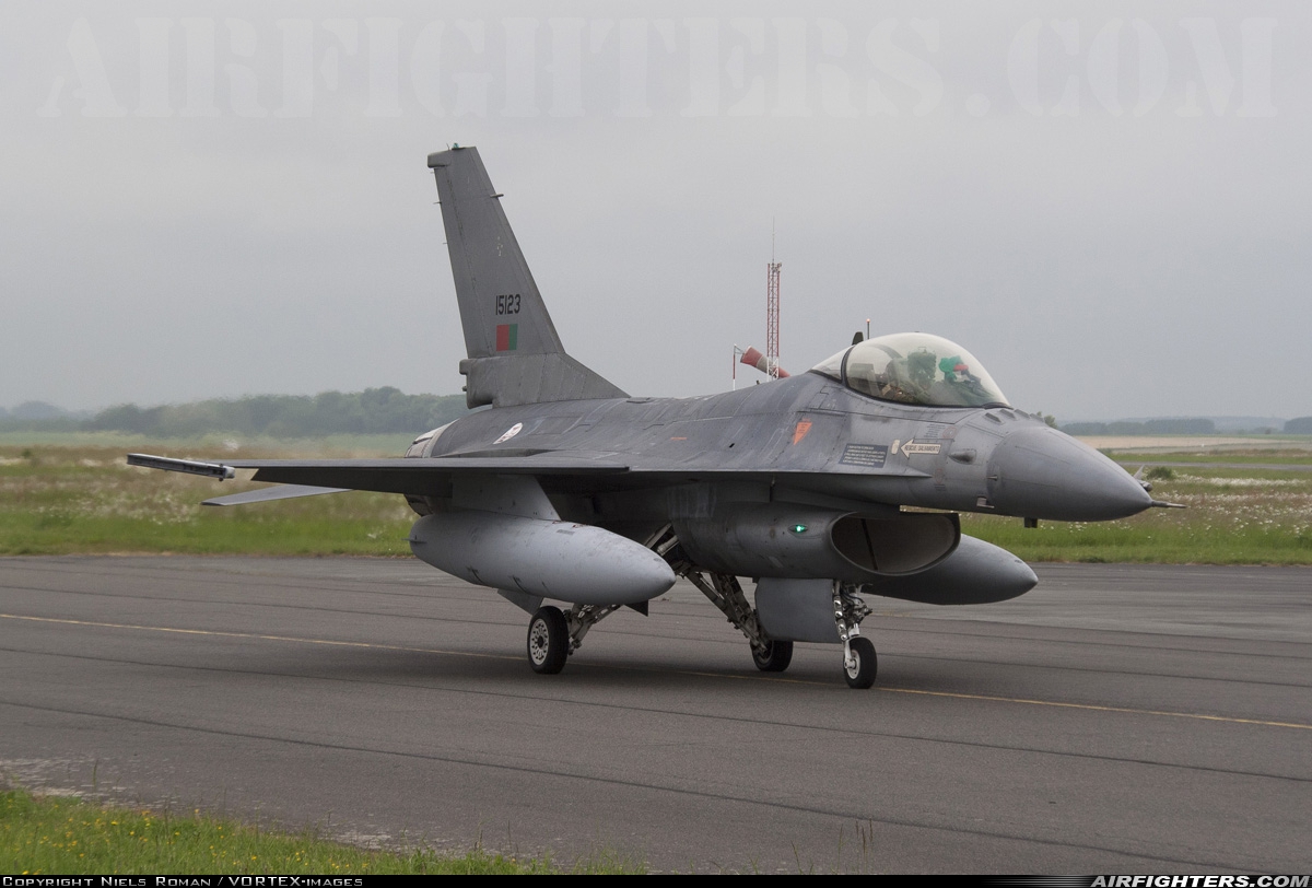 Portugal - Air Force General Dynamics F-16AM Fighting Falcon 15123 at Cambrai - Epinoy (LFQI), France