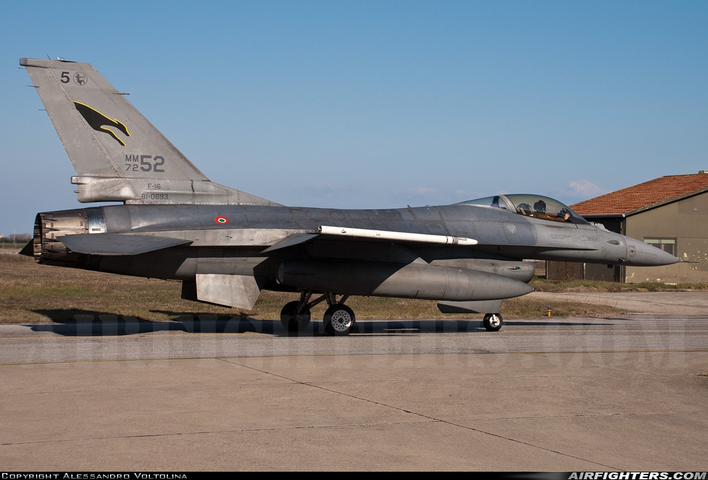 Italy - Air Force General Dynamics F-16A/ADF Fighting Falcon MM7255 at Cervia (- Urbano Mancini) (LIPC), Italy