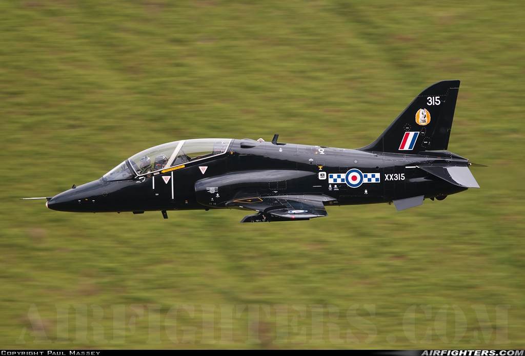 UK - Air Force British Aerospace Hawk T.1A XX315 at Off-Airport - Machynlleth Loop Area, UK