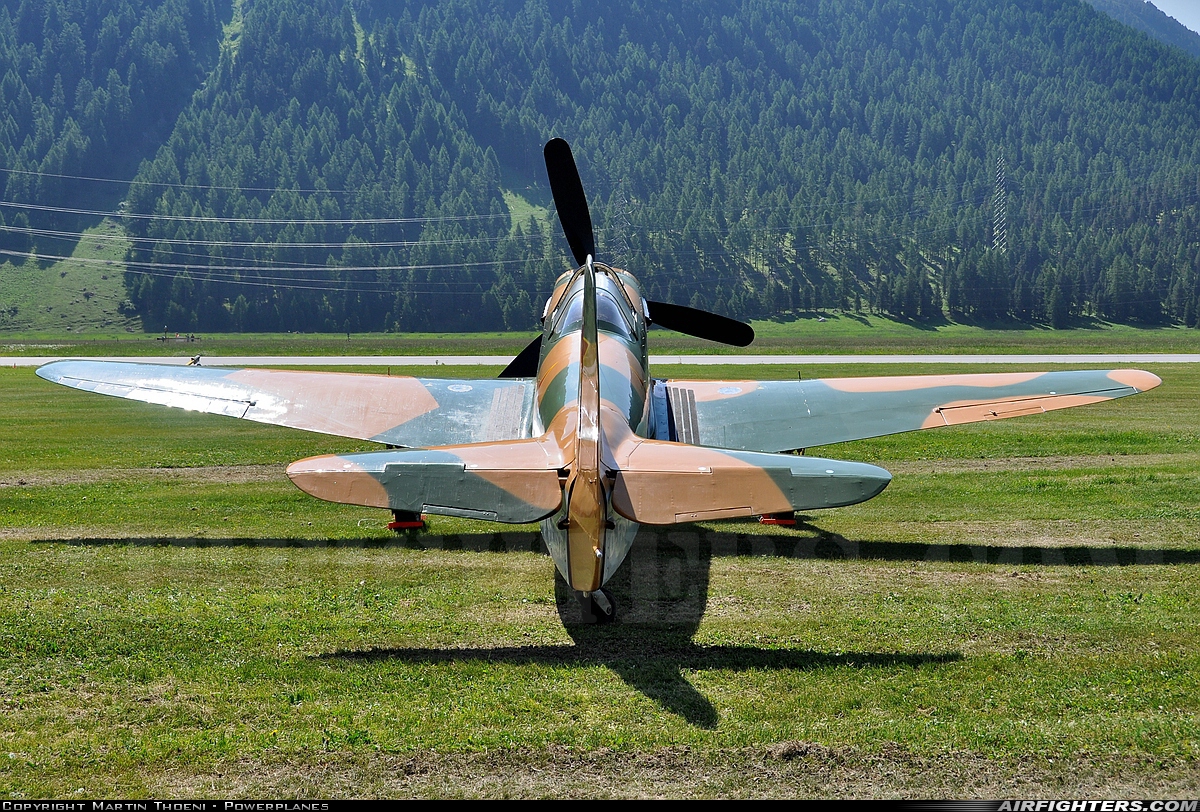 Private Yakovlev Yak-9UM D-FIST at Samedan (St. Moritz) - Oberengadin (SMV / LSZS), Switzerland