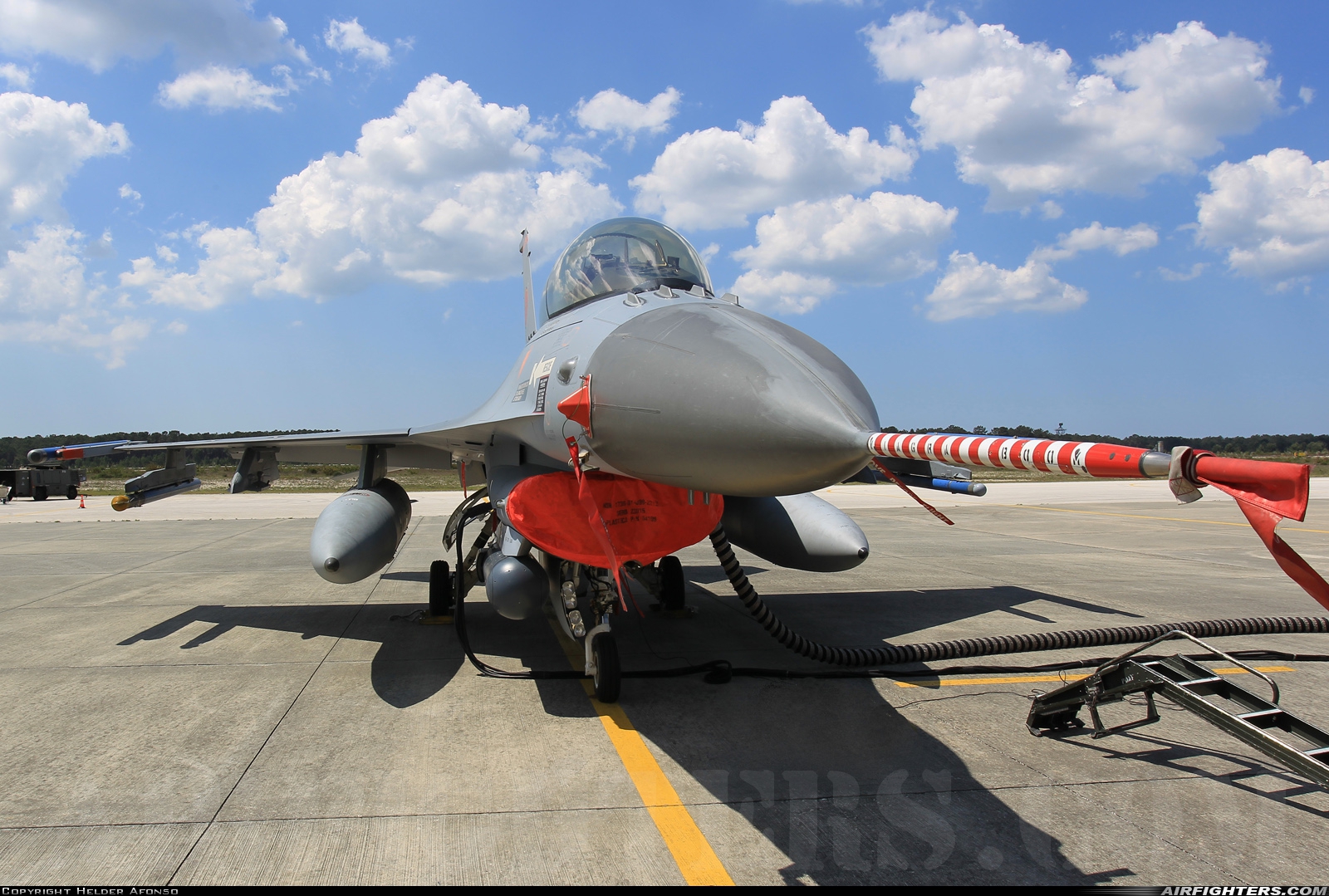Netherlands - Air Force General Dynamics F-16BM Fighting Falcon J-066 at Monte Real (BA5) (LPMR), Portugal