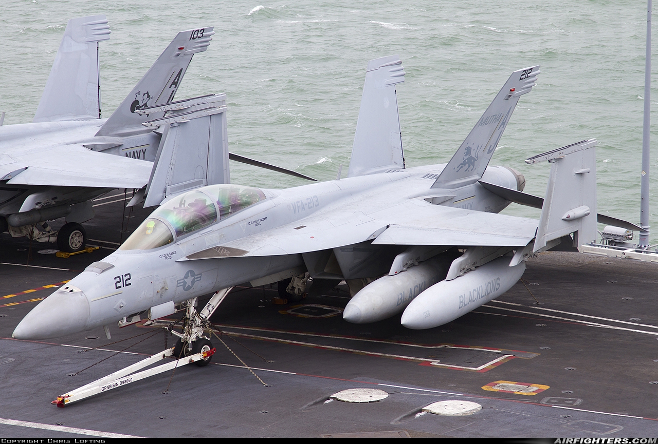 USA - Navy Boeing F/A-18F Super Hornet 166638 at Off-Airport - Portsmouth, UK