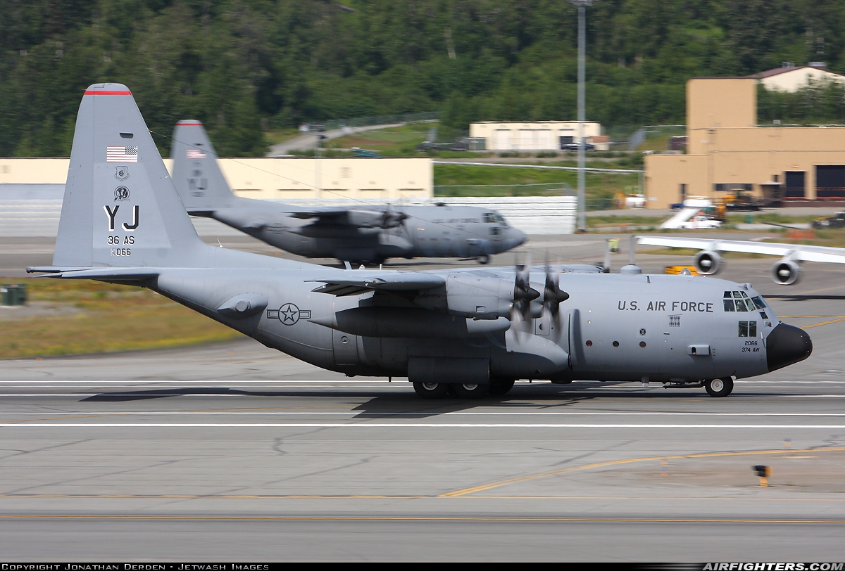 USA - Air Force Lockheed C-130H Hercules (L-382) 74-2066 at Anchorage - Elmendorf AFB (EDF / PAED), USA