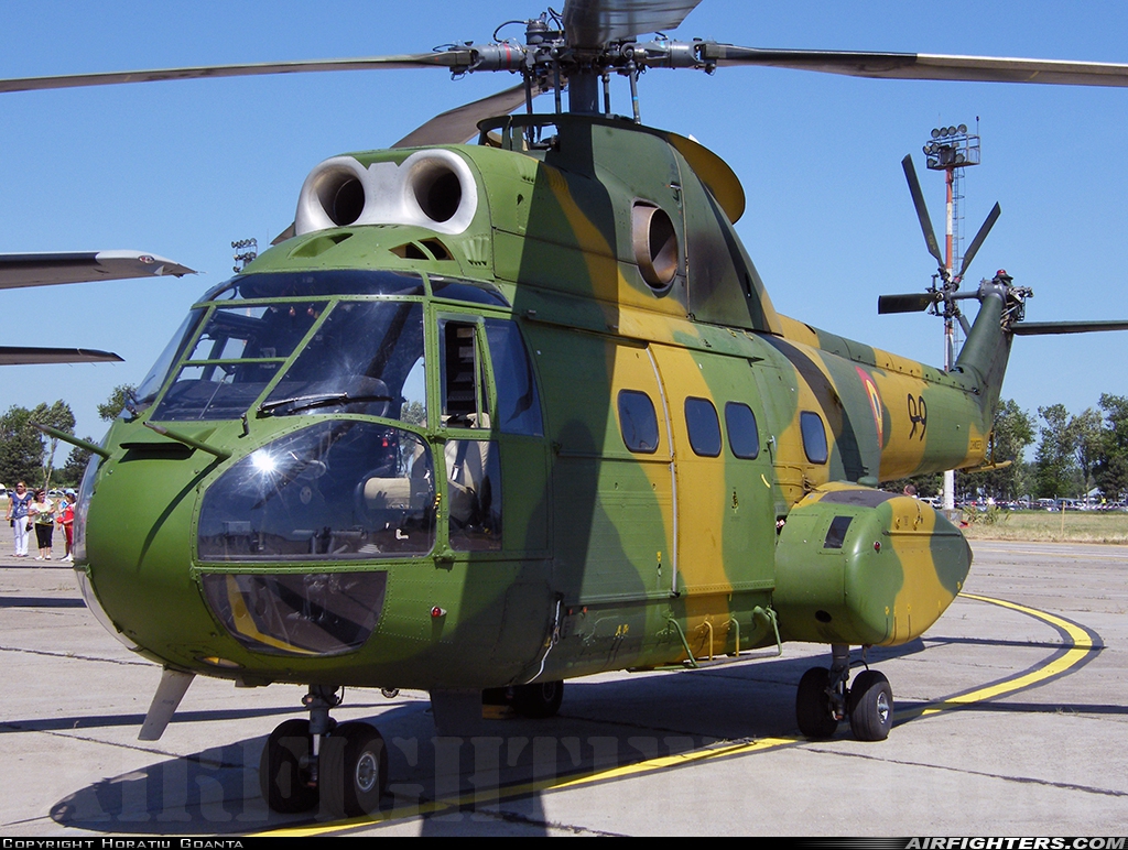Romania - Air Force IAR-330L Puma 99 at Constanta - Mihail Kogalniceanu (CND / LRCK), Romania