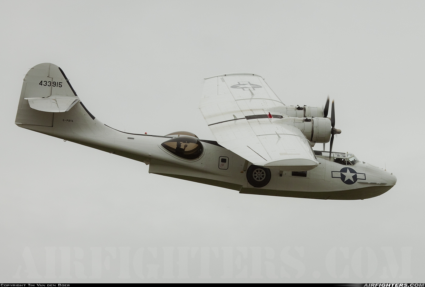 Private Consolidated PBY-5A Catalina G-PBYA at La Ferte - Alais (LFFQ), France