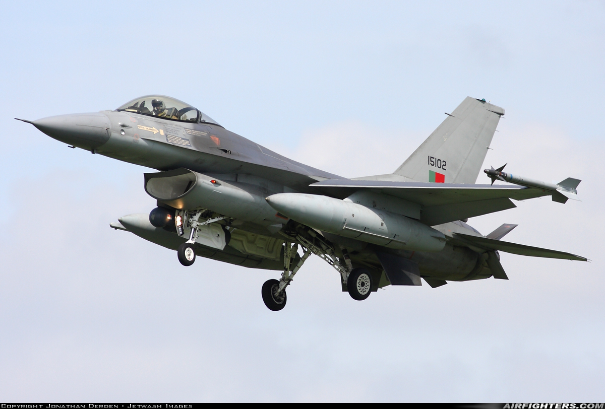 Portugal - Air Force General Dynamics F-16AM Fighting Falcon 15102 at Cambrai - Epinoy (LFQI), France