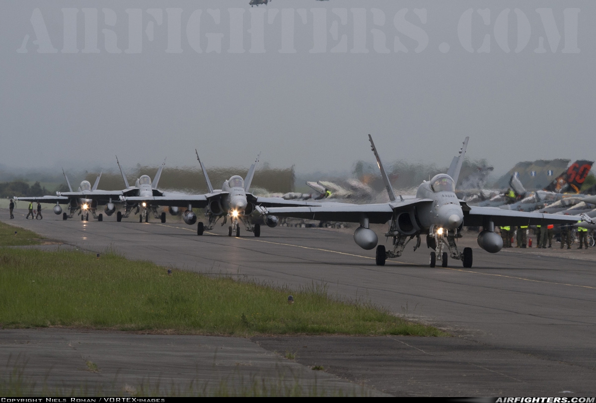 Switzerland - Air Force McDonnell Douglas F/A-18C Hornet J-5014 at Cambrai - Epinoy (LFQI), France