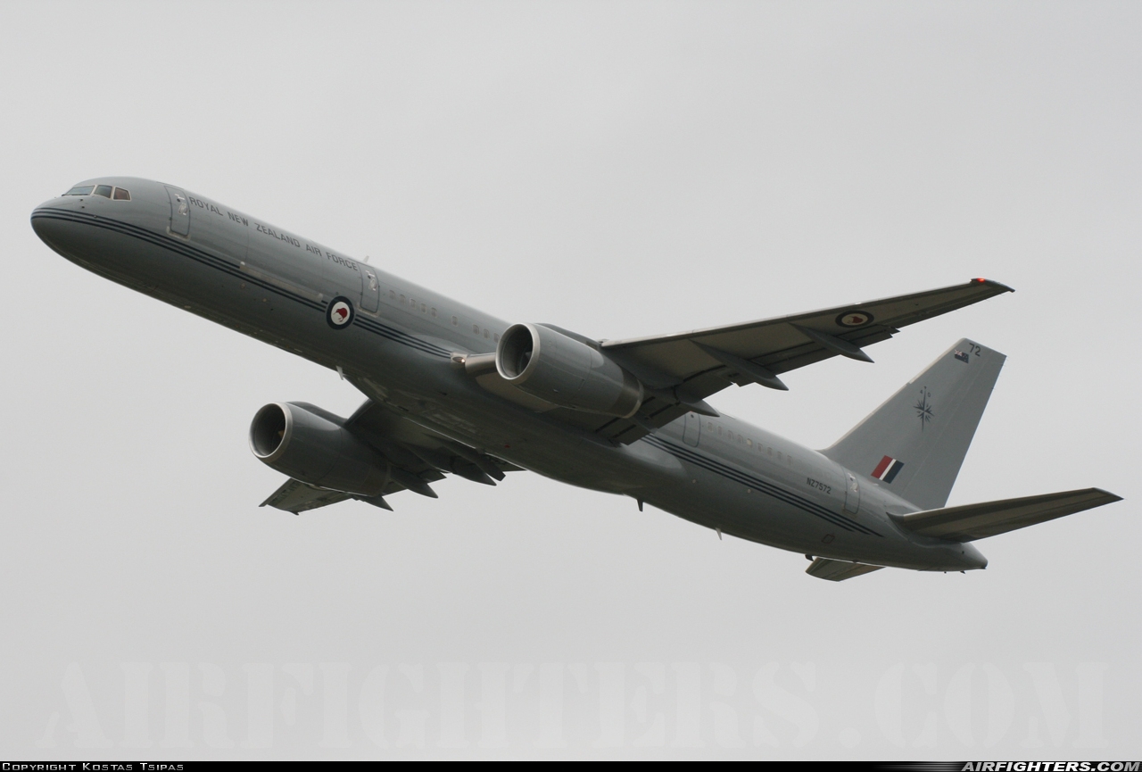 New Zealand - Air Force Boeing 757-2K2 NZ7572 at Fairford (FFD / EGVA), UK
