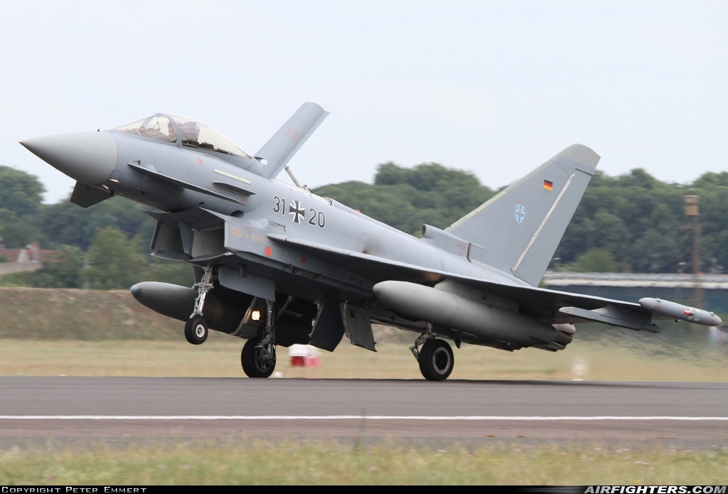 Germany - Air Force Eurofighter EF-2000 Typhoon S 31+20 at St. Dizier - Robinson (LFSI), France