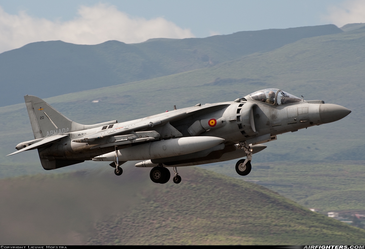Spain - Navy McDonnell Douglas EAV-8B+ Harrier II VA.1B-30 at Gran Canaria (- Las Palmas / Gando) (LPA / GCLP), Spain