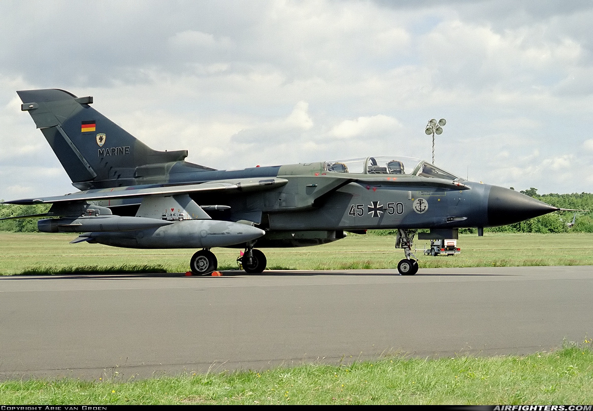 Germany - Navy Panavia Tornado IDS 45+50 at Enschede - Twenthe (ENS / EHTW), Netherlands