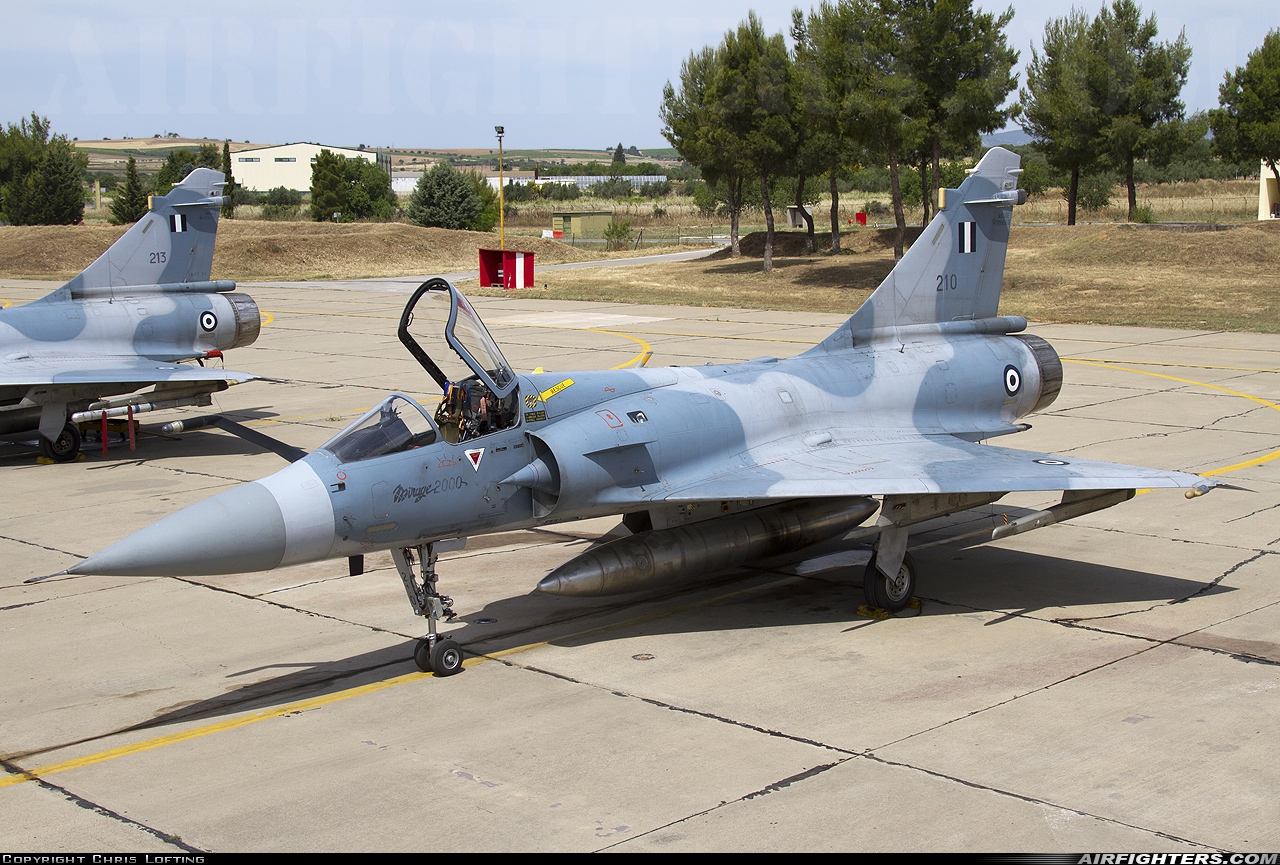 Greece - Air Force Dassault Mirage 2000EG 210 at Tanagra (LGTG), Greece