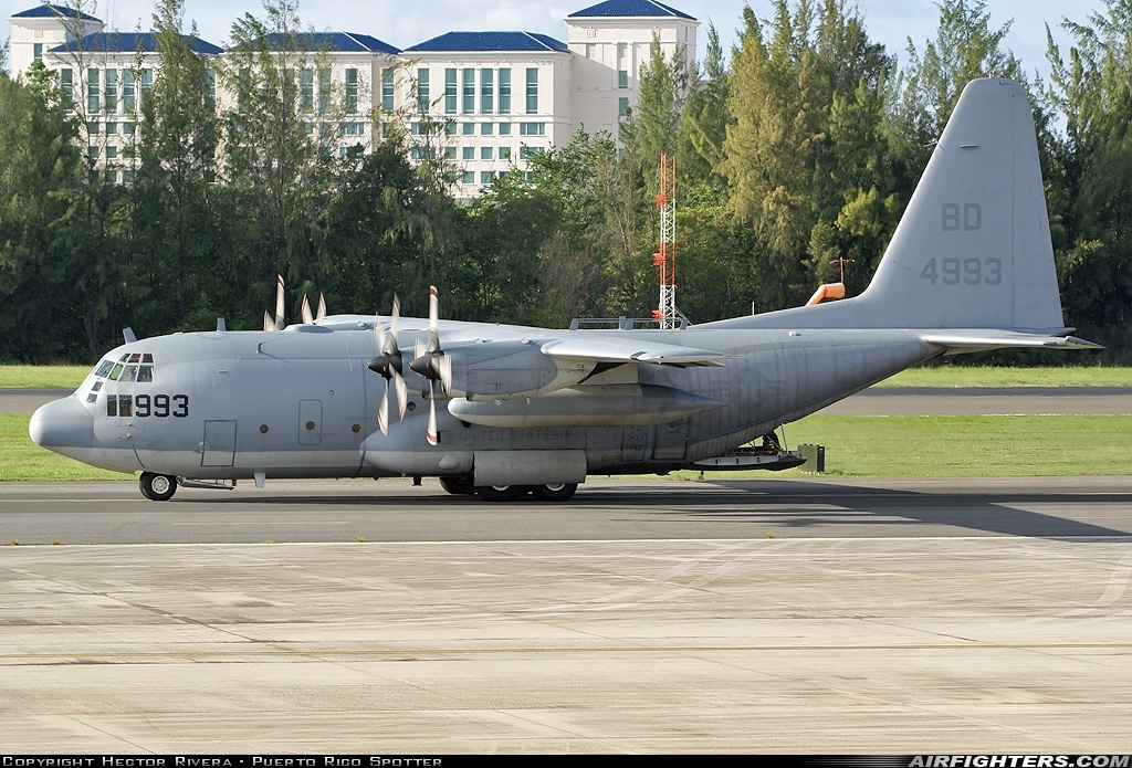 USA - Navy Lockheed C-130T Hercules (L-382) 164993 at San Juan - Luis Munoz Marin Int. (SJU / TJSJ), Puerto Rico