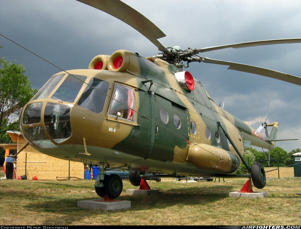 Hungary - Air Force Mil Mi-8T 10435 at Off-Airport - Zánka, Hungary