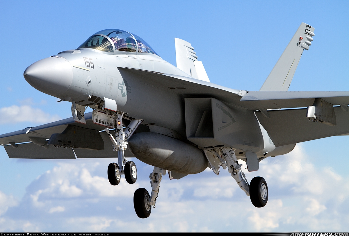 USA - Navy Boeing F/A-18F Super Hornet 166963 at Lemoore - NAS / Reeves Field (NLC), USA