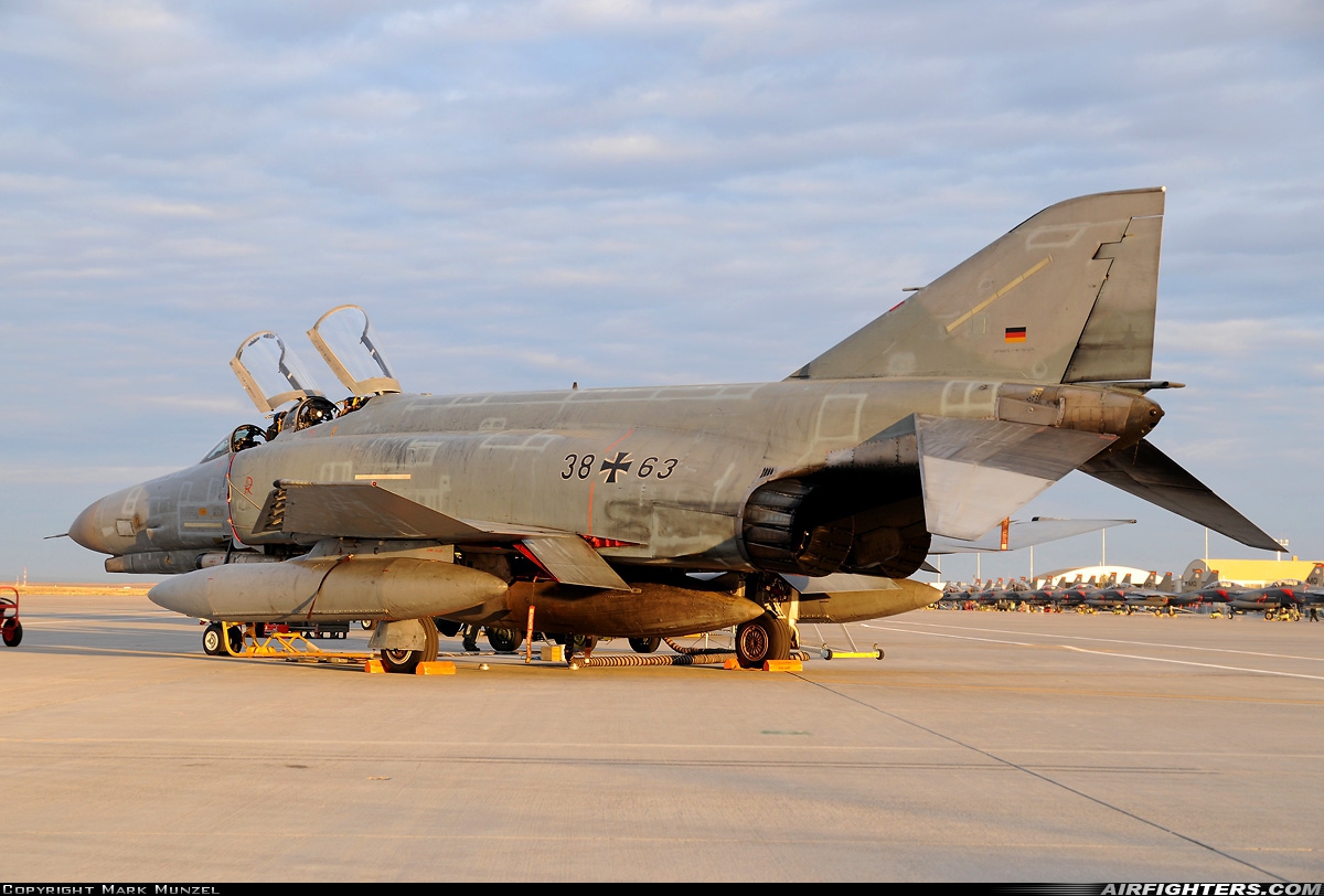 Germany - Air Force McDonnell Douglas F-4F Phantom II 38+63 at Mountain Home - Mountain Home Air Force Base (MUO / KMUO), USA
