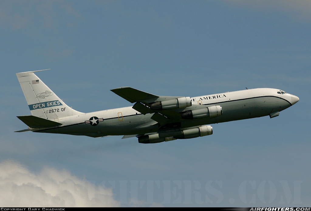 USA - Air Force Boeing OC-135B (717-158) 61-2670 at Mildenhall (MHZ / GXH / EGUN), UK
