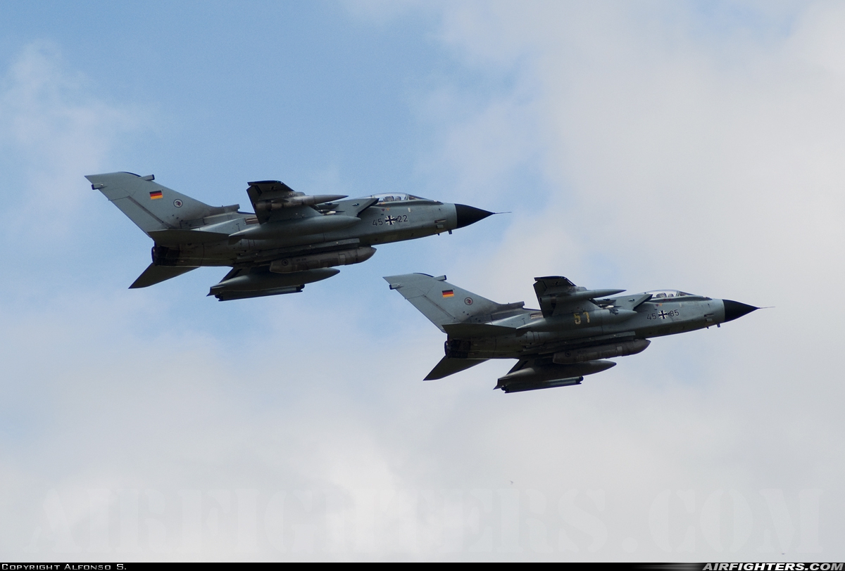 Germany - Air Force Panavia Tornado IDS 45+22 at Albacete (- Los Llanos) (LEAB), Spain
