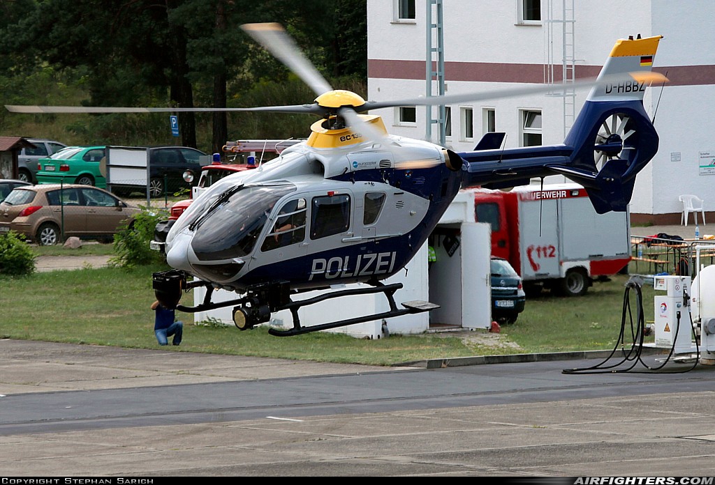 Germany - Bundespolizei Eurocopter EC-135P2 D-HBBZ at Welzow (EDCY), Germany