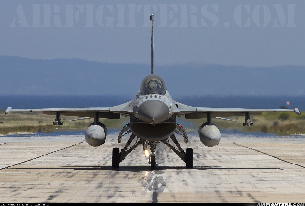 Greece - Air Force General Dynamics F-16C Fighting Falcon 050 at Nea Anghialos (VOL / LGBL), Greece