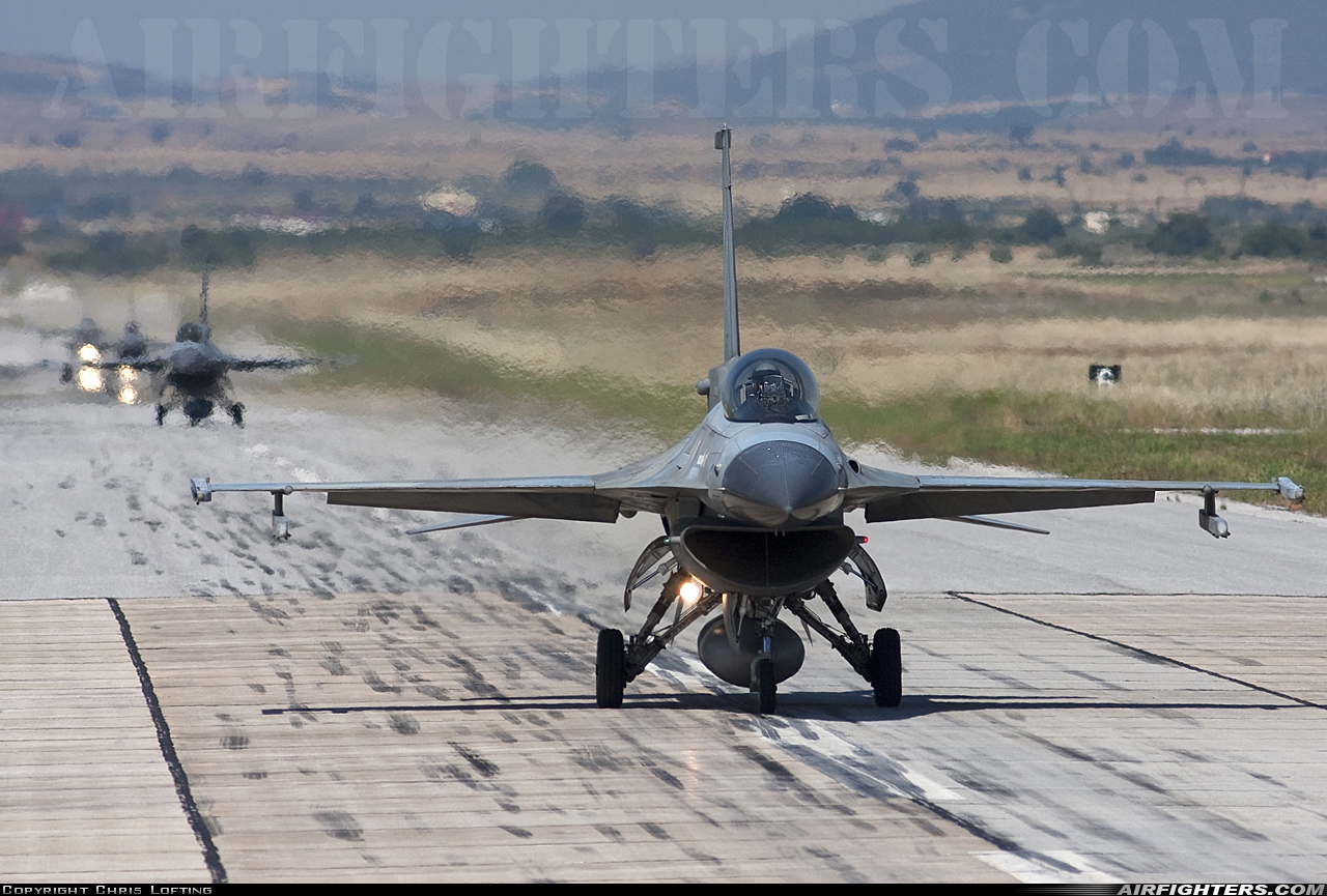 Greece - Air Force General Dynamics F-16C Fighting Falcon 115 at Nea Anghialos (VOL / LGBL), Greece