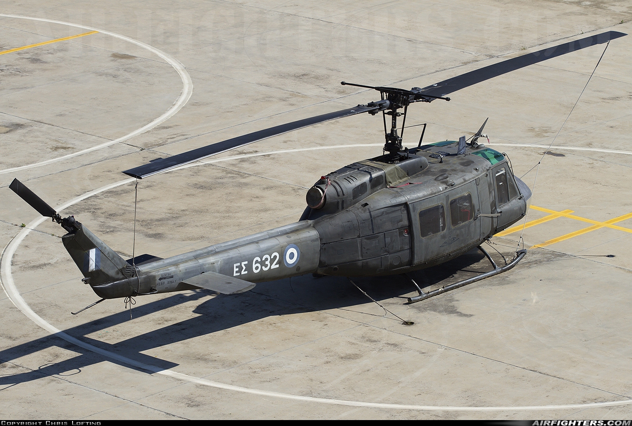 Greece - Army Bell UH-1H Iroquois (205) ES632 at Stefanovikion (LGSV), Greece