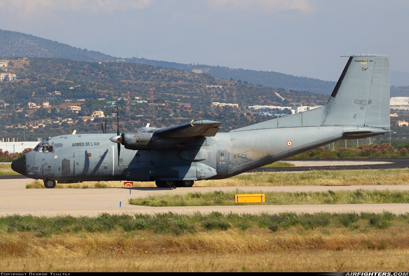 France - Air Force Transport Allianz C-160R R158 at Athens - Eleftherios Venizelos (Spata) (ATH / LGAV), Greece