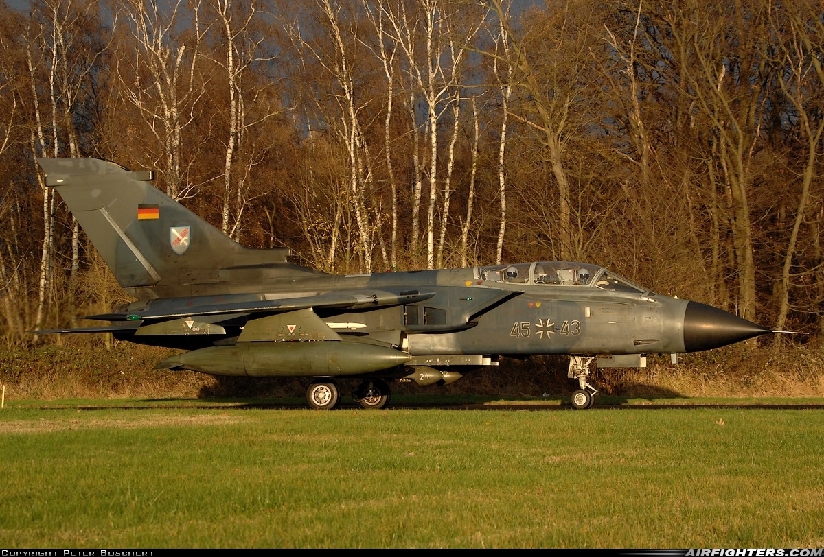 Germany - Air Force Panavia Tornado IDS 45+43 at Norvenich (ETNN), Germany