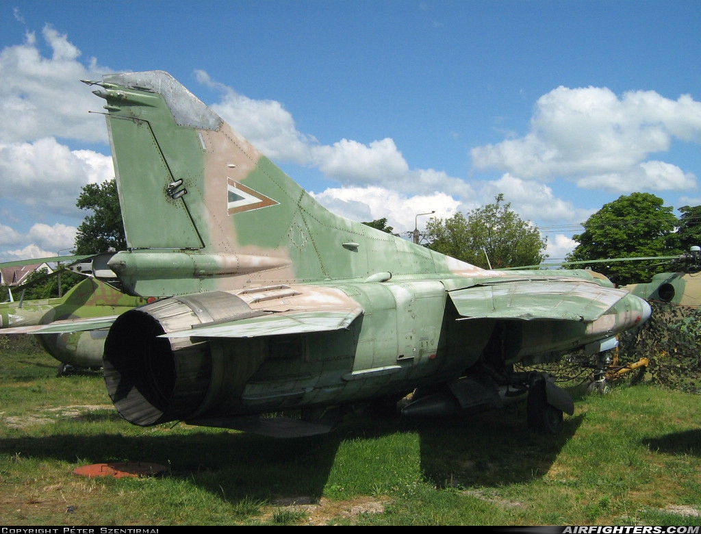 Hungary - Air Force Mikoyan-Gurevich MiG-23MF 01 at Off-Airport - Szántód, Hungary