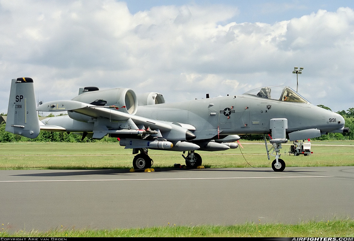 USA - Air Force Fairchild OA-10A Thunderbolt II 81-0991 at Enschede - Twenthe (ENS / EHTW), Netherlands