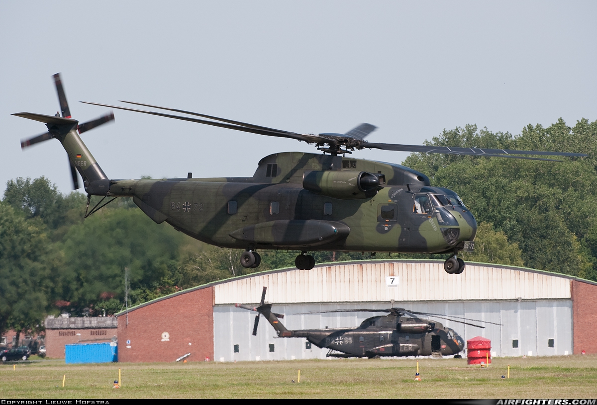 Germany - Army Sikorsky CH-53G (S-65) 84+72 at Rheine-Bentlage (ETHE), Germany