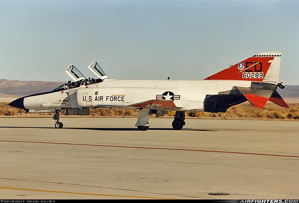 USA - Air Force McDonnell Douglas F-4E Phantom II 66-0289 at Edwards - AFB (EDW / KEDW), USA