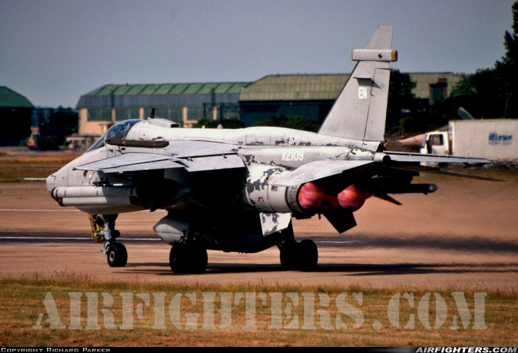 UK - Air Force Sepecat Jaguar GR1 XZ109 at Coltishall (CLF / EGYC), UK