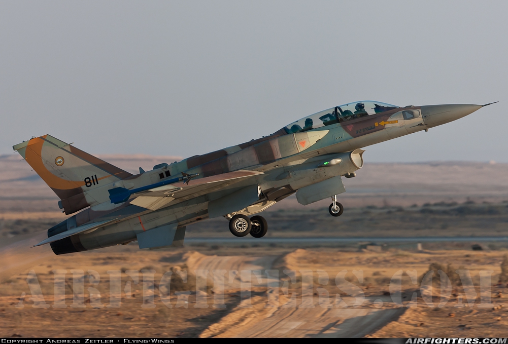 Israel - Air Force Lockheed Martin F-16I Sufa 811 at Beersheba - Hatzerim (LLHB), Israel