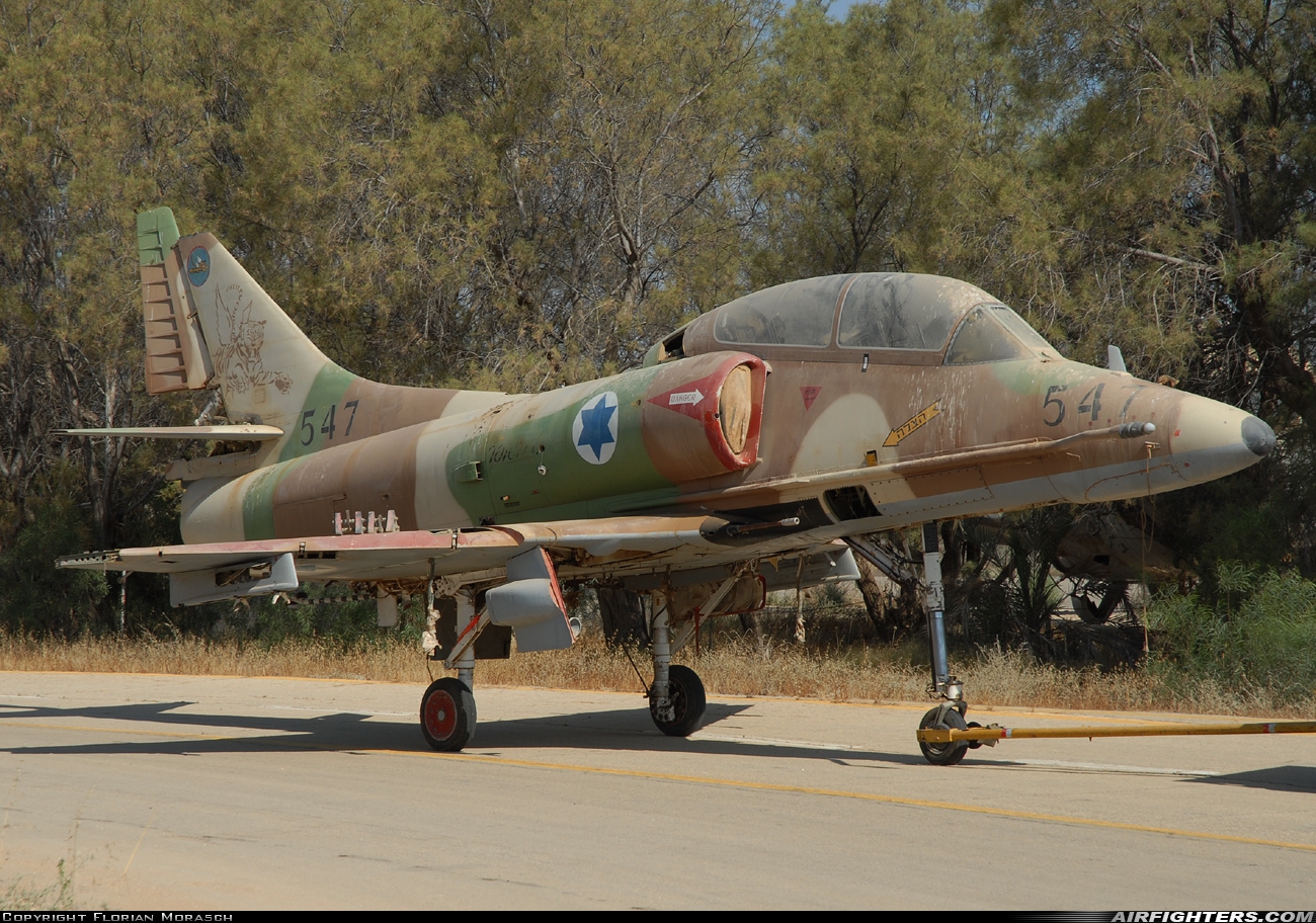 Israel - Air Force Douglas TA-4H AyitM 159547 at Beersheba - Hatzerim (LLHB), Israel
