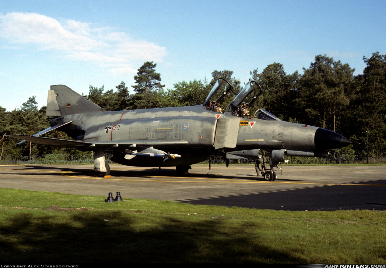 Germany - Air Force McDonnell Douglas F-4F Phantom II 37+50 at Breda - Gilze-Rijen (GLZ / EHGR), Netherlands