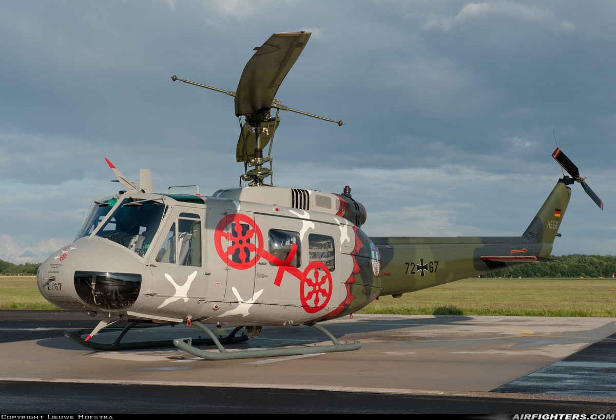 Germany - Army Bell UH-1D Iroquois (205) 72+67 at Rheine-Bentlage (ETHE), Germany