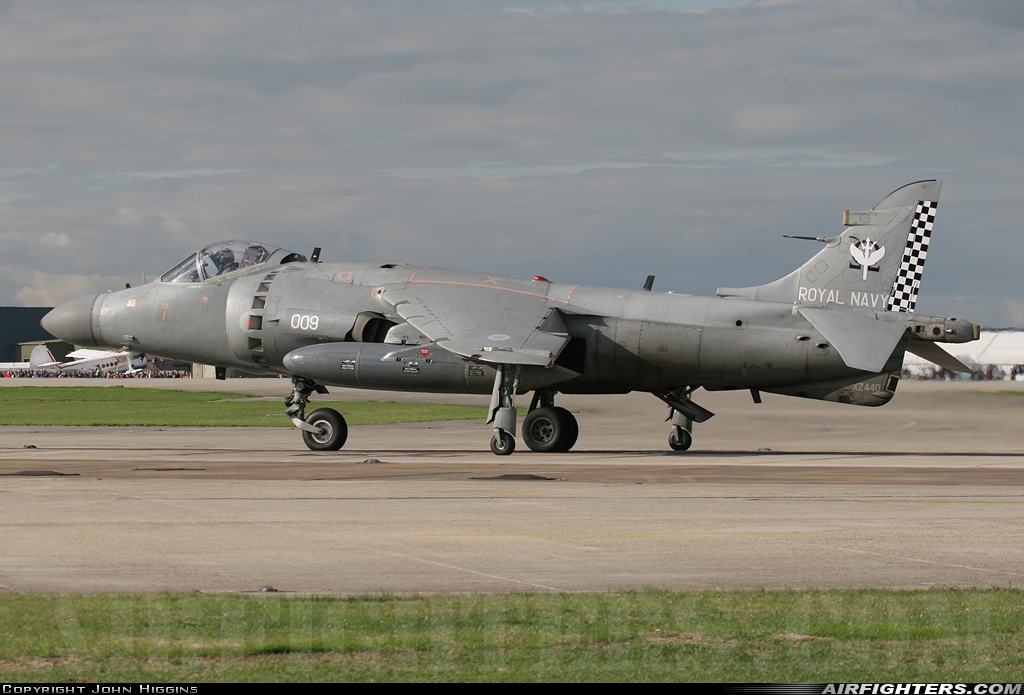 UK - Navy British Aerospace Sea Harrier FA.2 XZ440 at Yeovilton (YEO / EGDY), UK