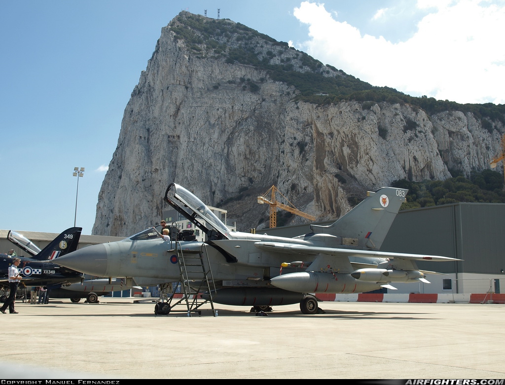UK - Air Force Panavia Tornado GR1 ZD715 at Gibraltar - North Front (GIB / LXGB), Gibraltar