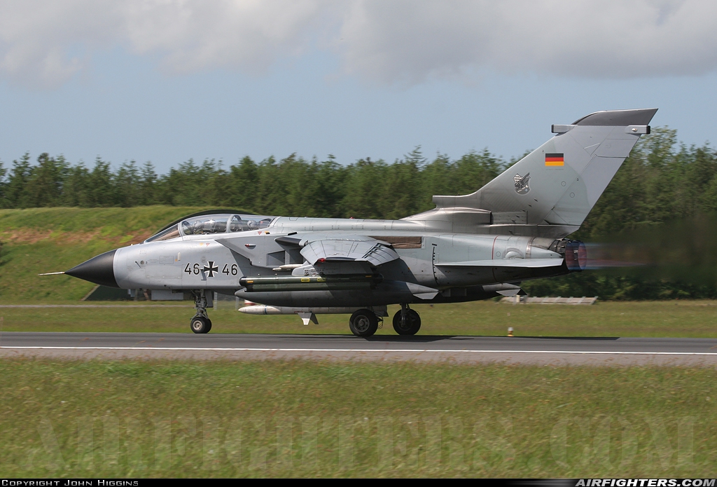 Germany - Air Force Panavia Tornado ECR 46+46 at Wittmundhafen (Wittmund) (ETNT), Germany