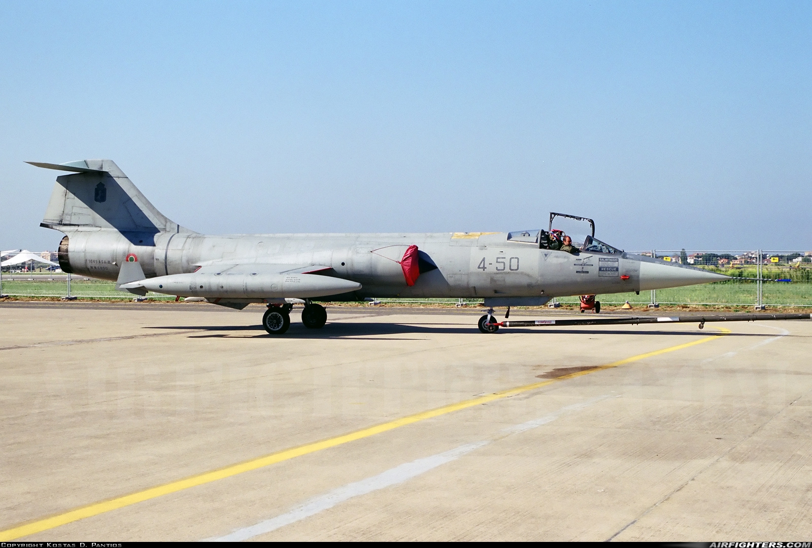 Italy - Air Force Lockheed F-104S-ASA-M Starfighter MM6890 at Pratica di Mare (- Mario de Bernardi) (LIRE), Italy