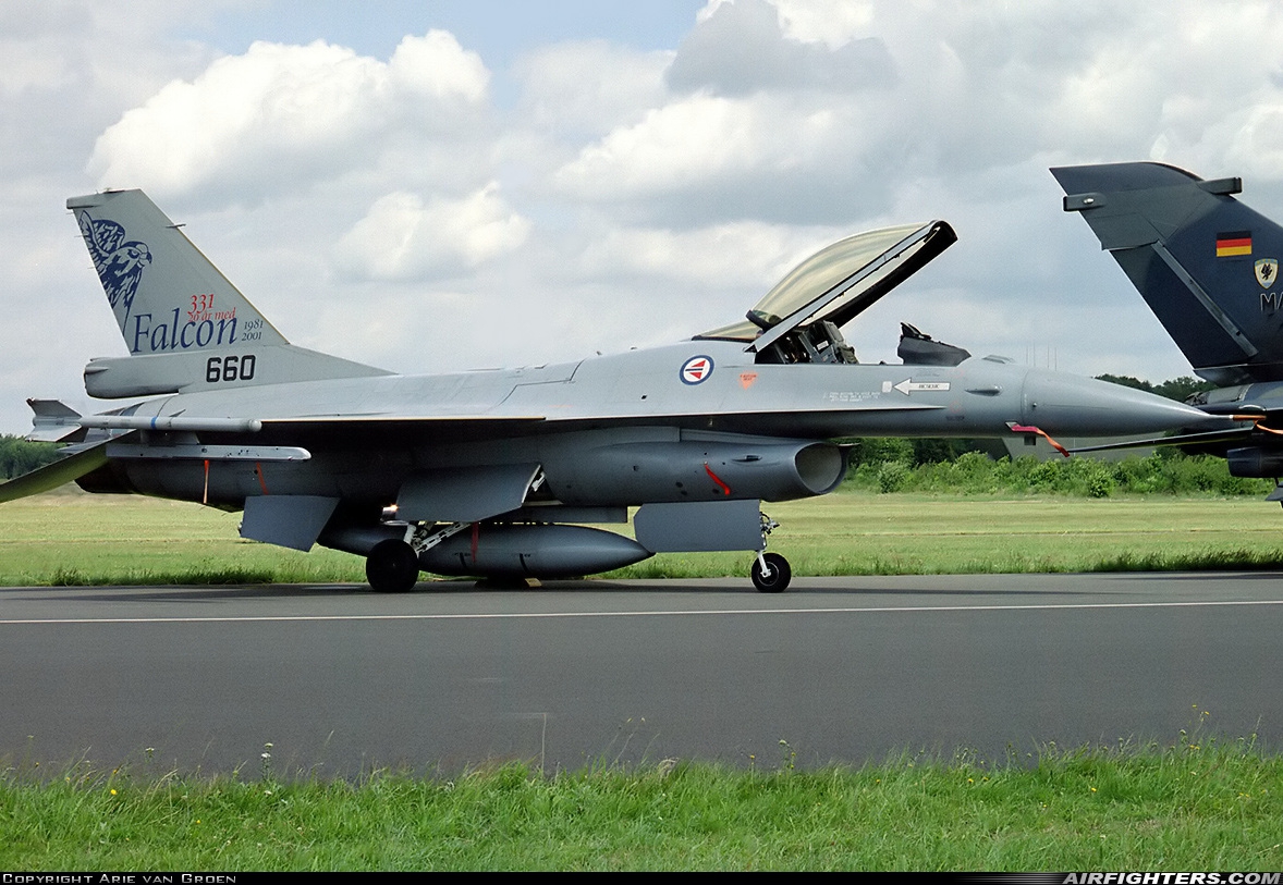 Norway - Air Force General Dynamics F-16AM Fighting Falcon 660 at Enschede - Twenthe (ENS / EHTW), Netherlands
