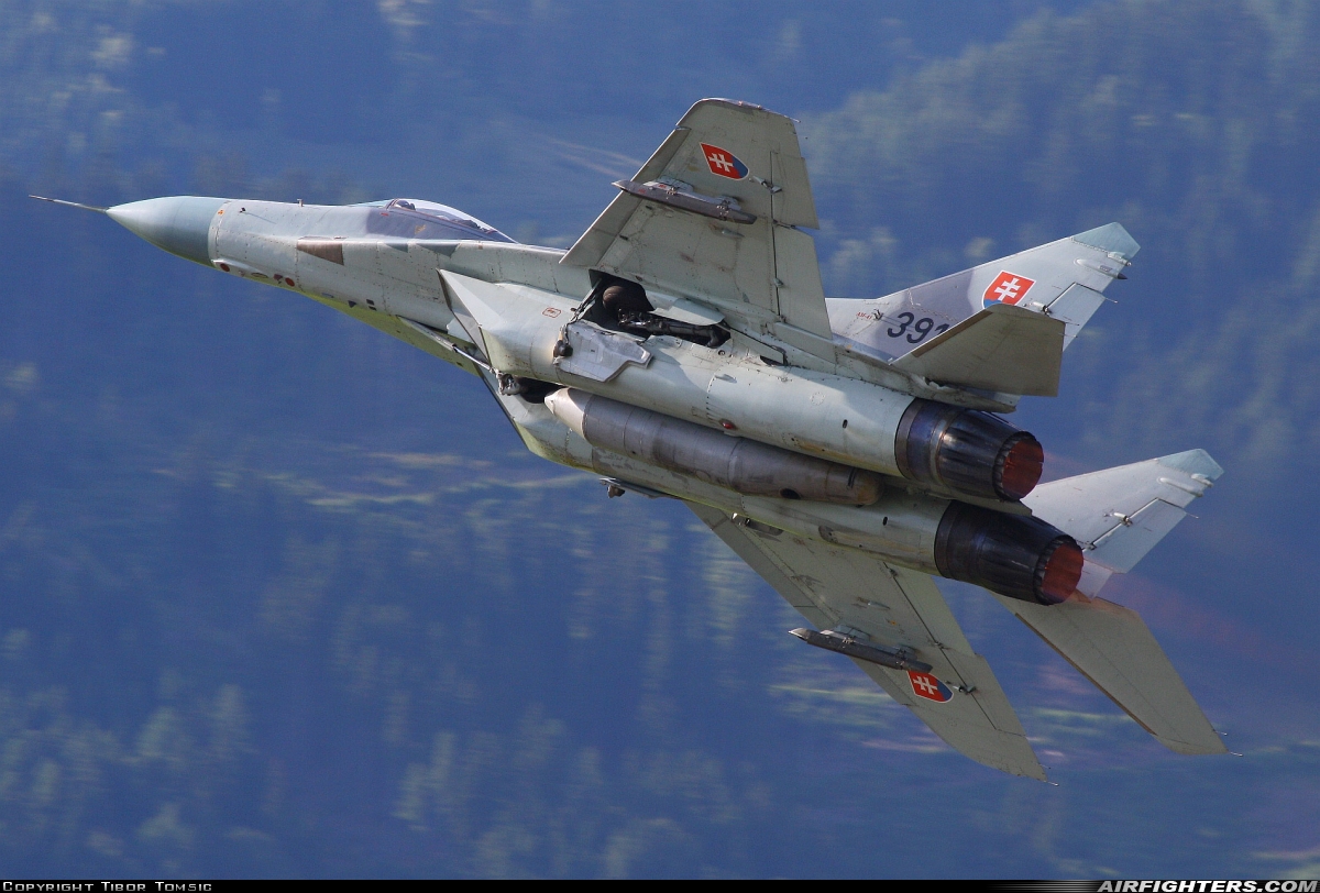 Slovakia - Air Force Mikoyan-Gurevich MiG-29AS 3911 at Zeltweg (LOXZ), Austria
